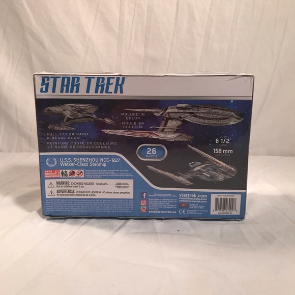 Polar Lights Discovery Star Trek Snap Model Kit Naiab Sealed - Picture 3 of 7